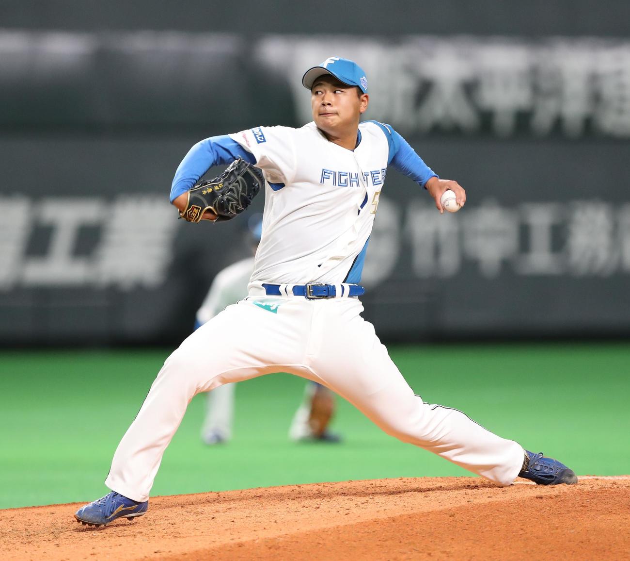 日本ハム松浦慶斗（2022年9月撮影）
