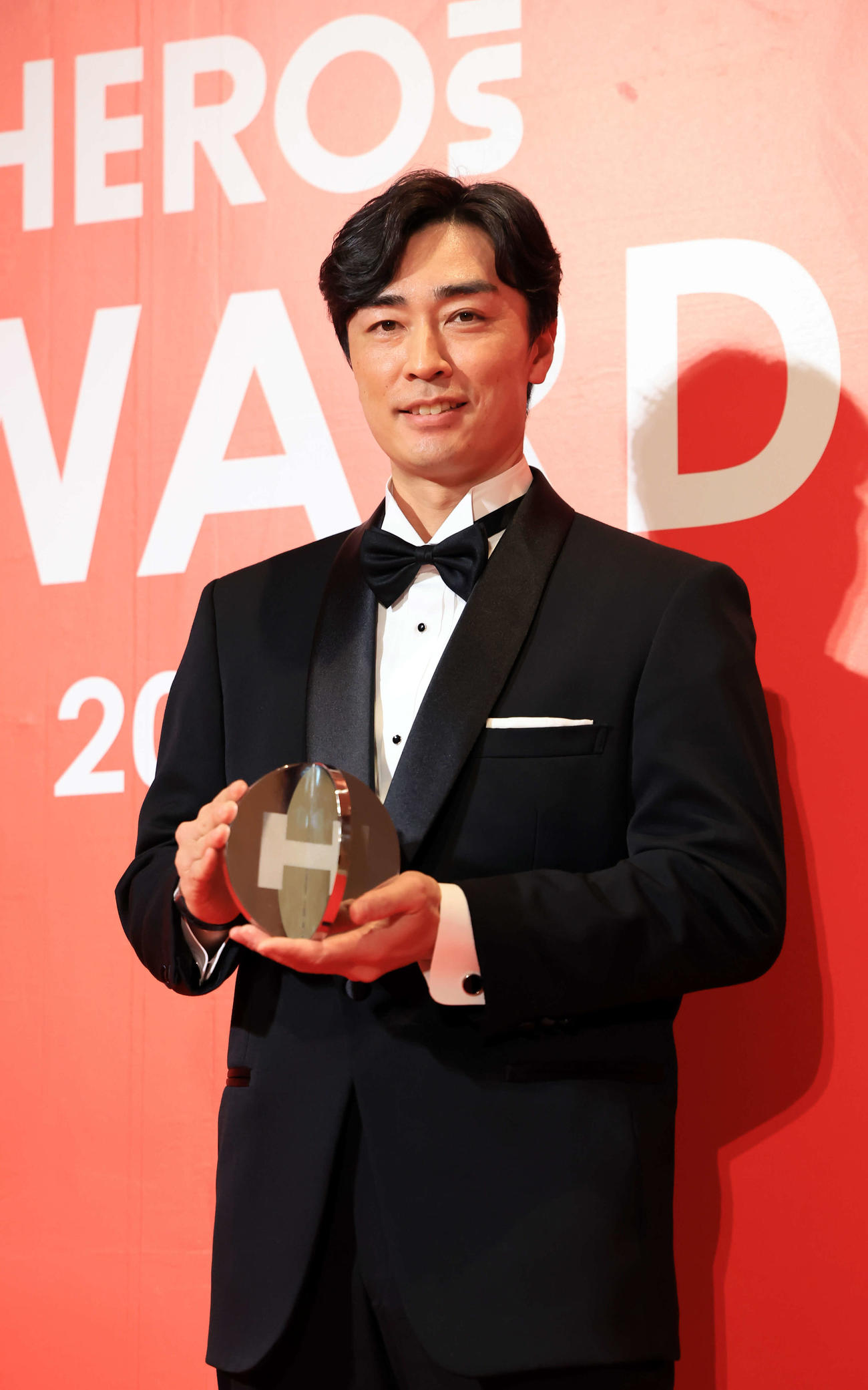 「HEROsAWARD2023」アスリート部門で受賞したソフトバンク和田（撮影・浅見桂子）