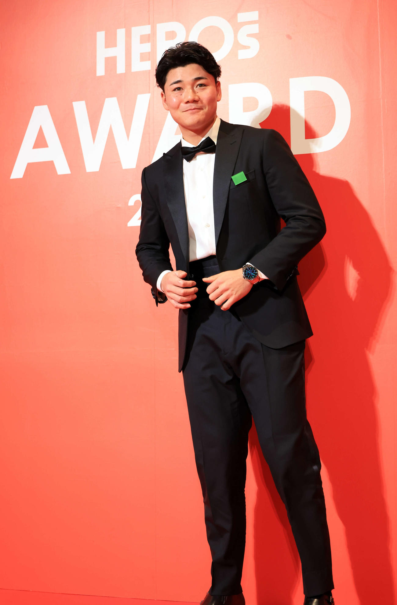 「HEROsAWARD2023」に出席した日本ハム清宮幸太郎（撮影・浅見桂子）