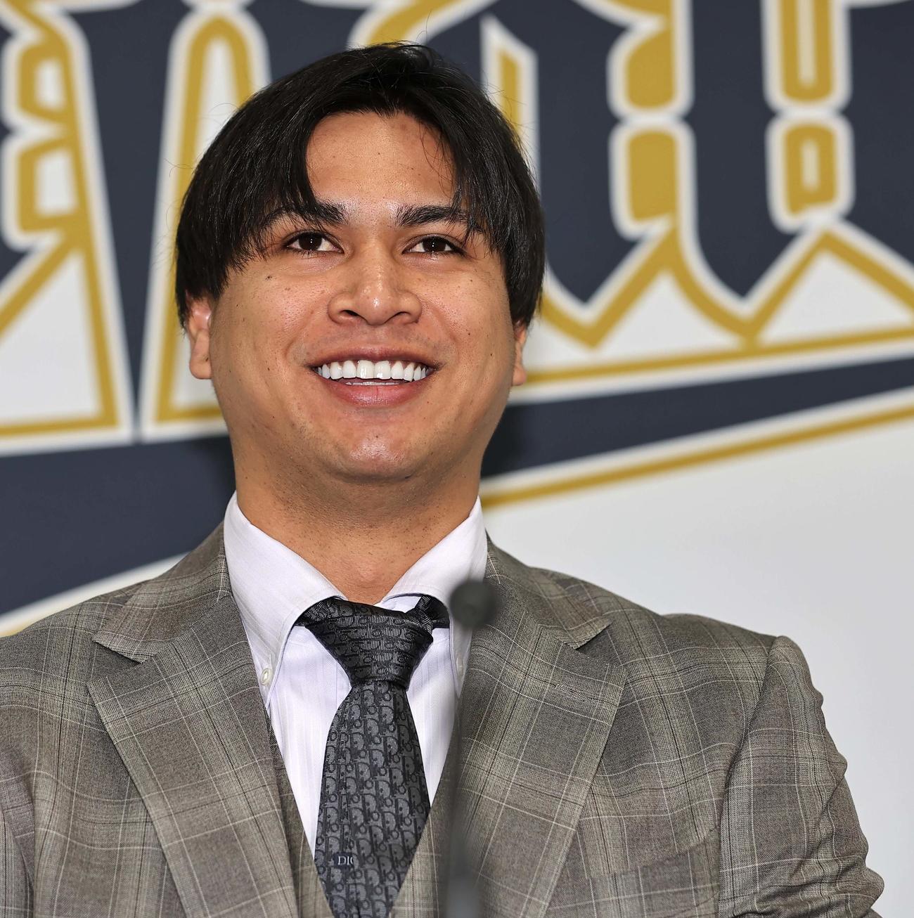 大幅アップで契約更改した宇田川（撮影・上田博志）