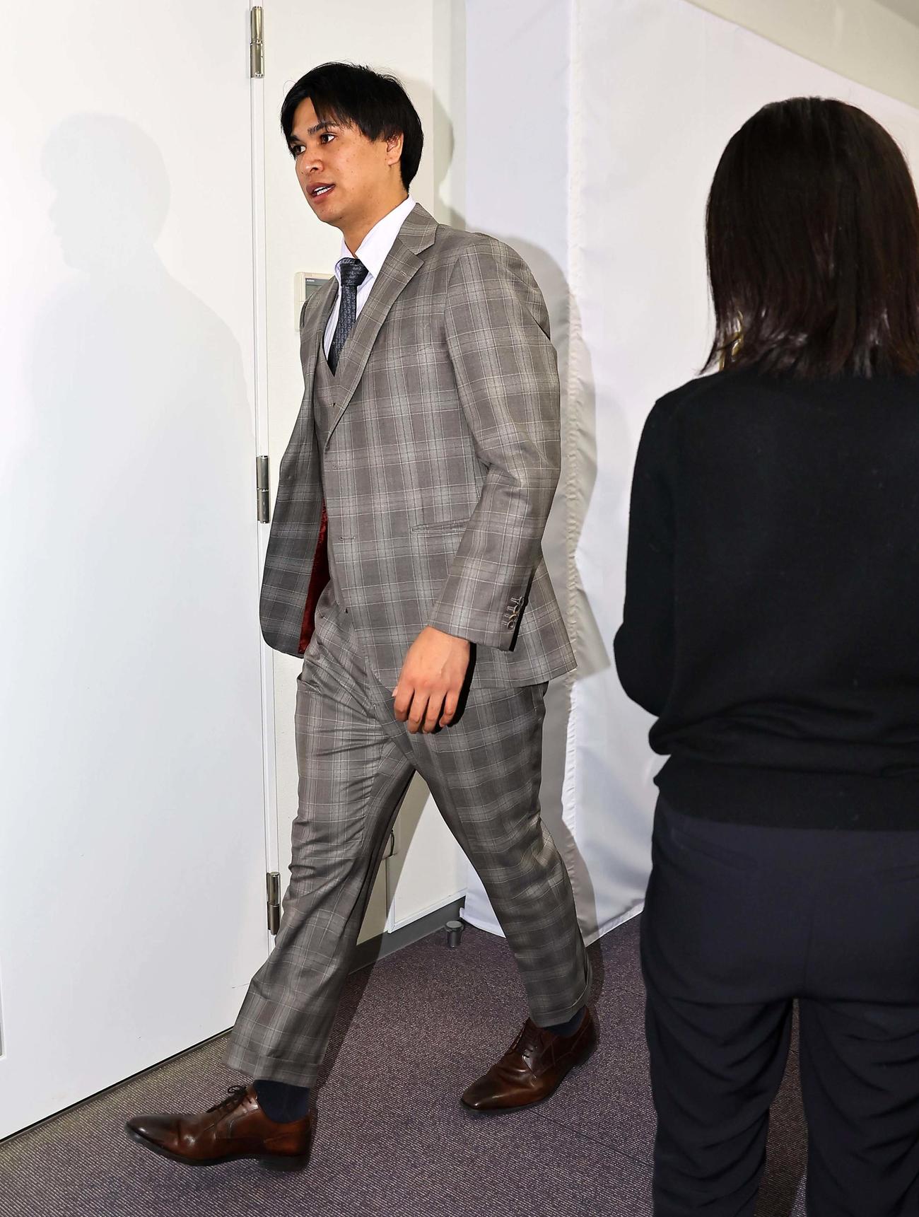 大幅アップで契約更改した宇田川（撮影・上田博志）