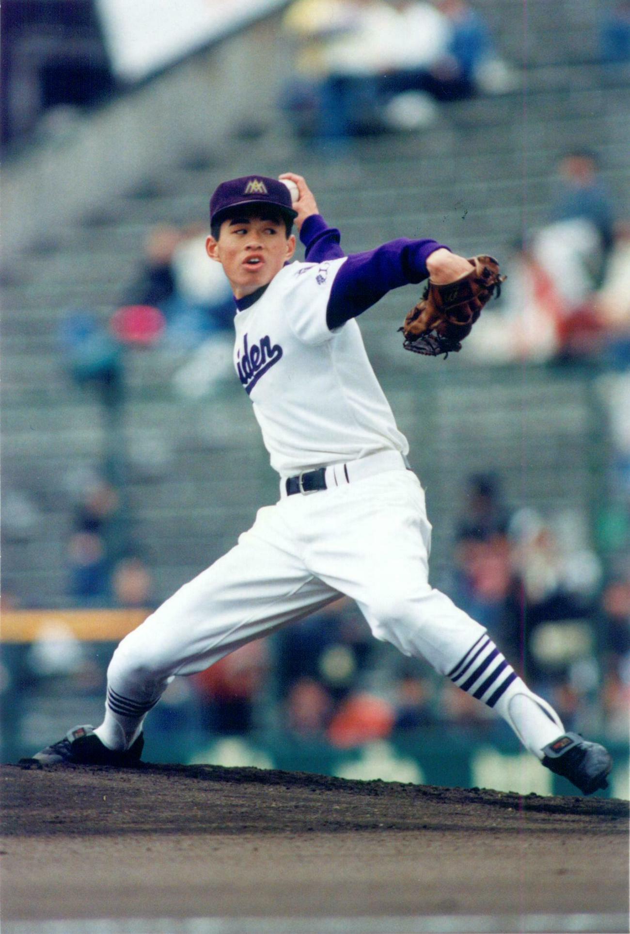 91年3月、愛工大名電時代のイチロー氏