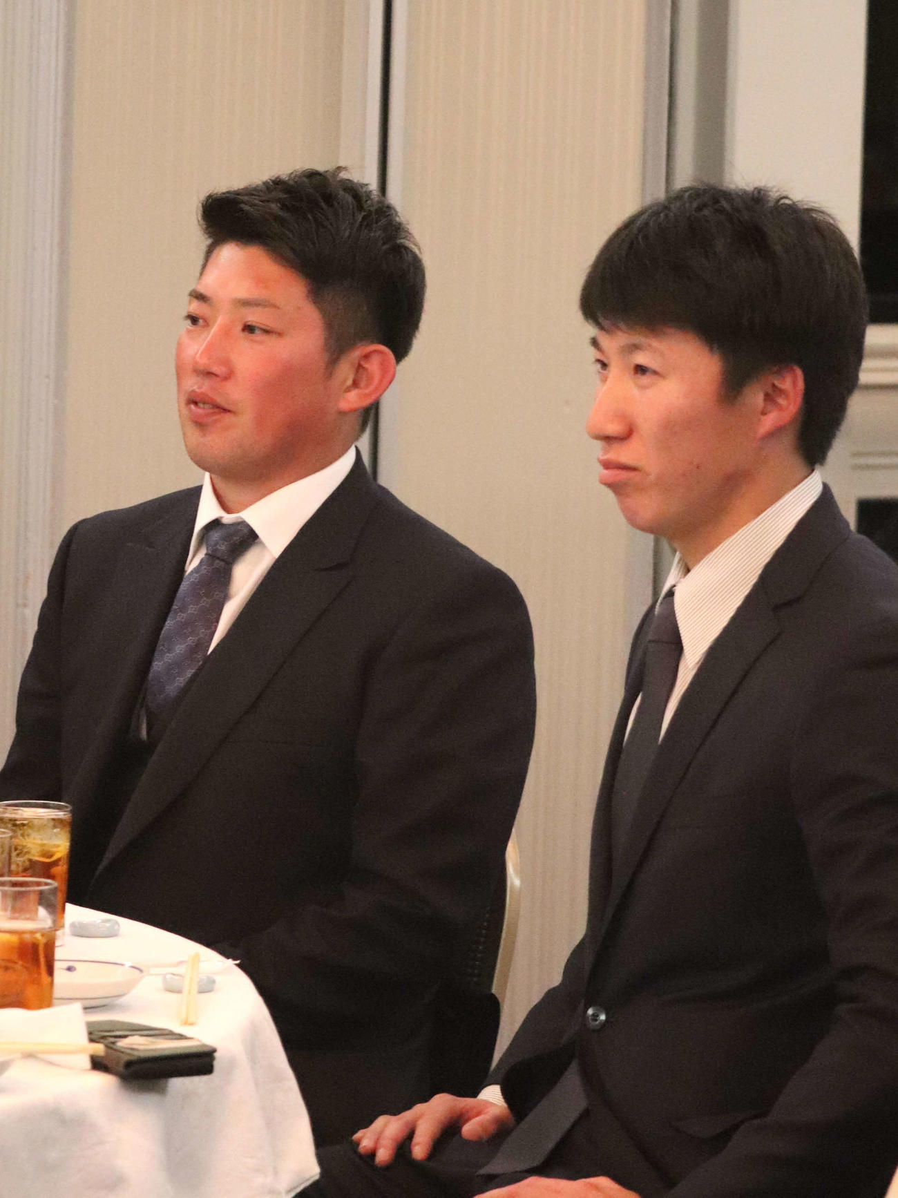 大商大上田と高の激励会に参加した、ヤクルト大西と中日橋本