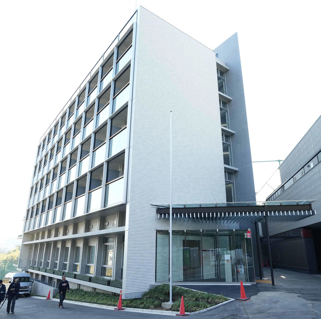 新ジャイアンツ寮の外観（撮影・鈴木みどり）