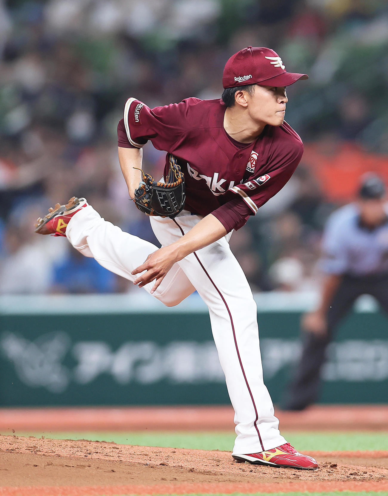 楽天早川隆久（2023年8月15日撮影）