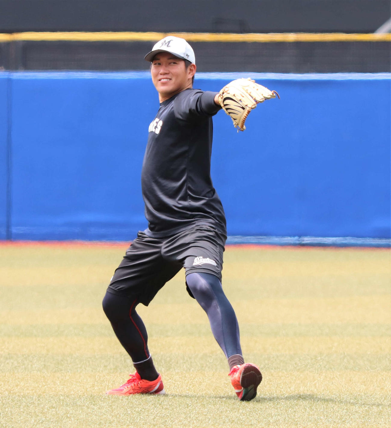 ロッテ広畑敦也（2023年5月撮影）