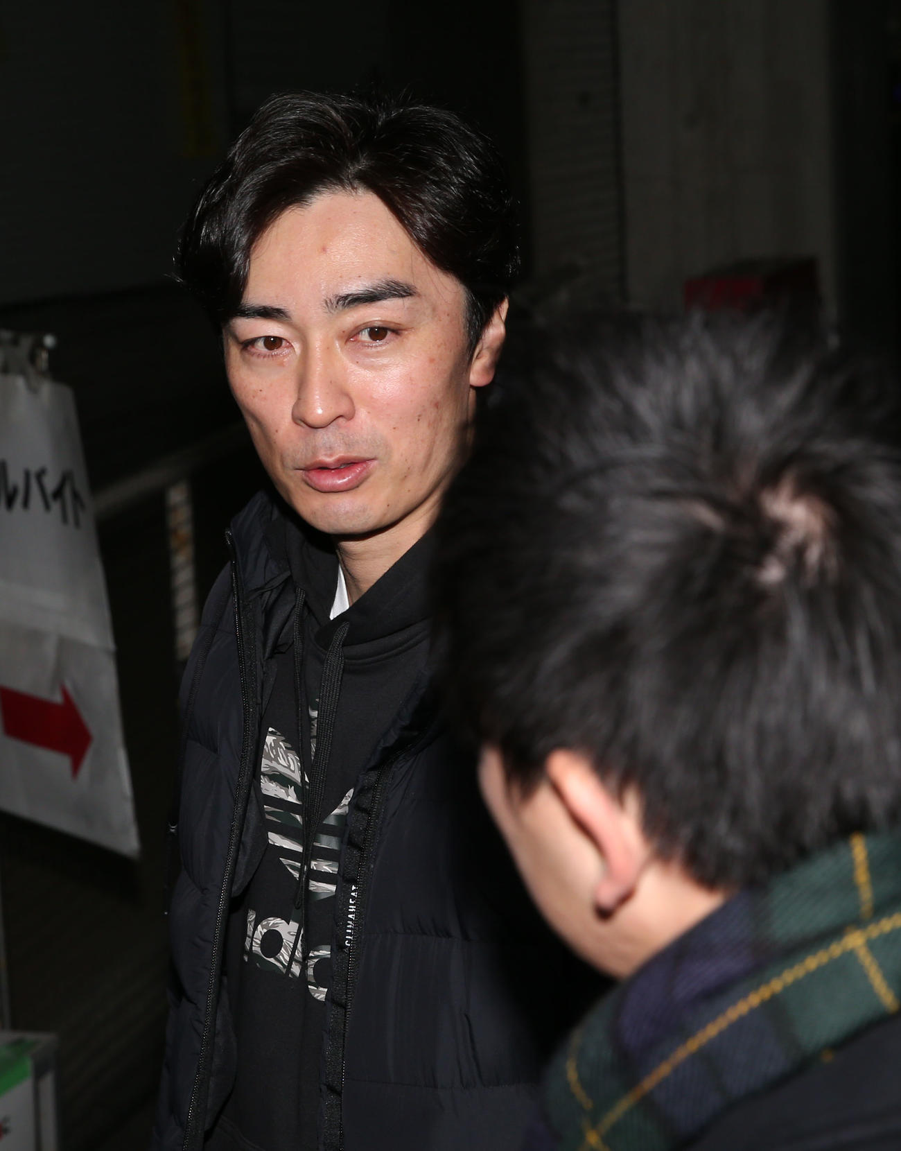 囲み取材に応じる和田（撮影・冨田成美）