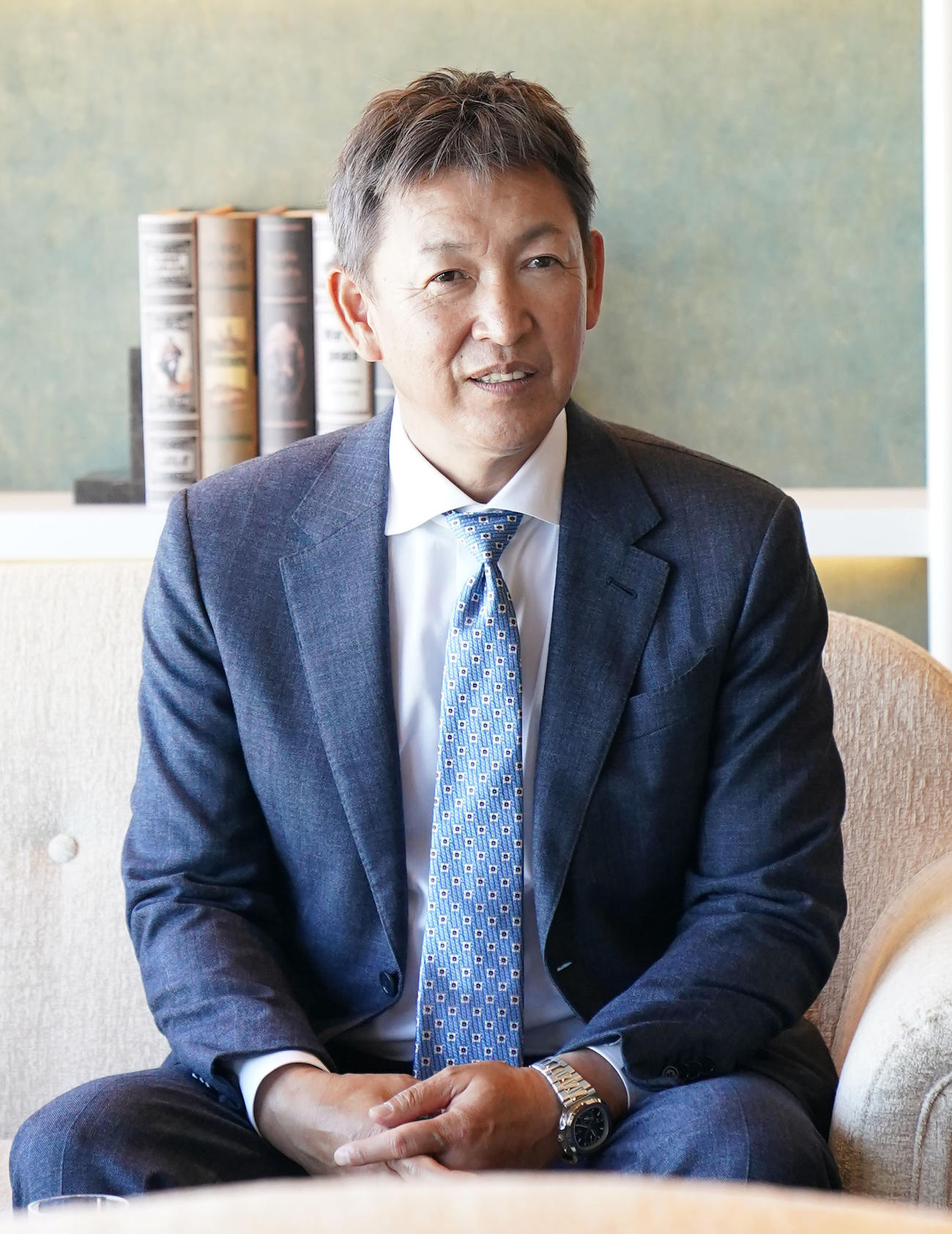 監督就任3年目、勝負の辰年に挑む立浪監督（撮影・森本幸一）