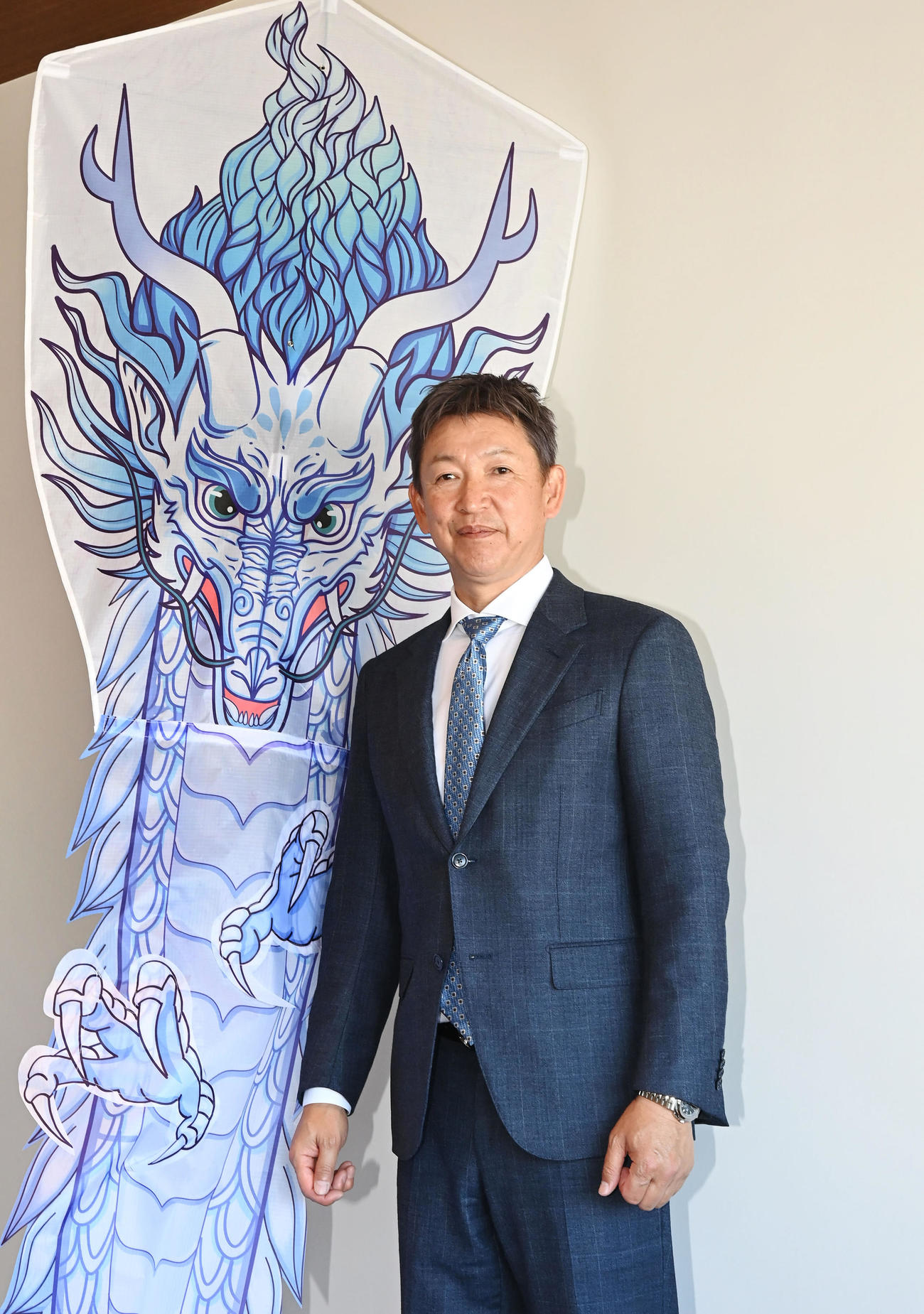 監督就任3年目、勝負の辰年に挑む立浪監督（撮影・森本幸一）