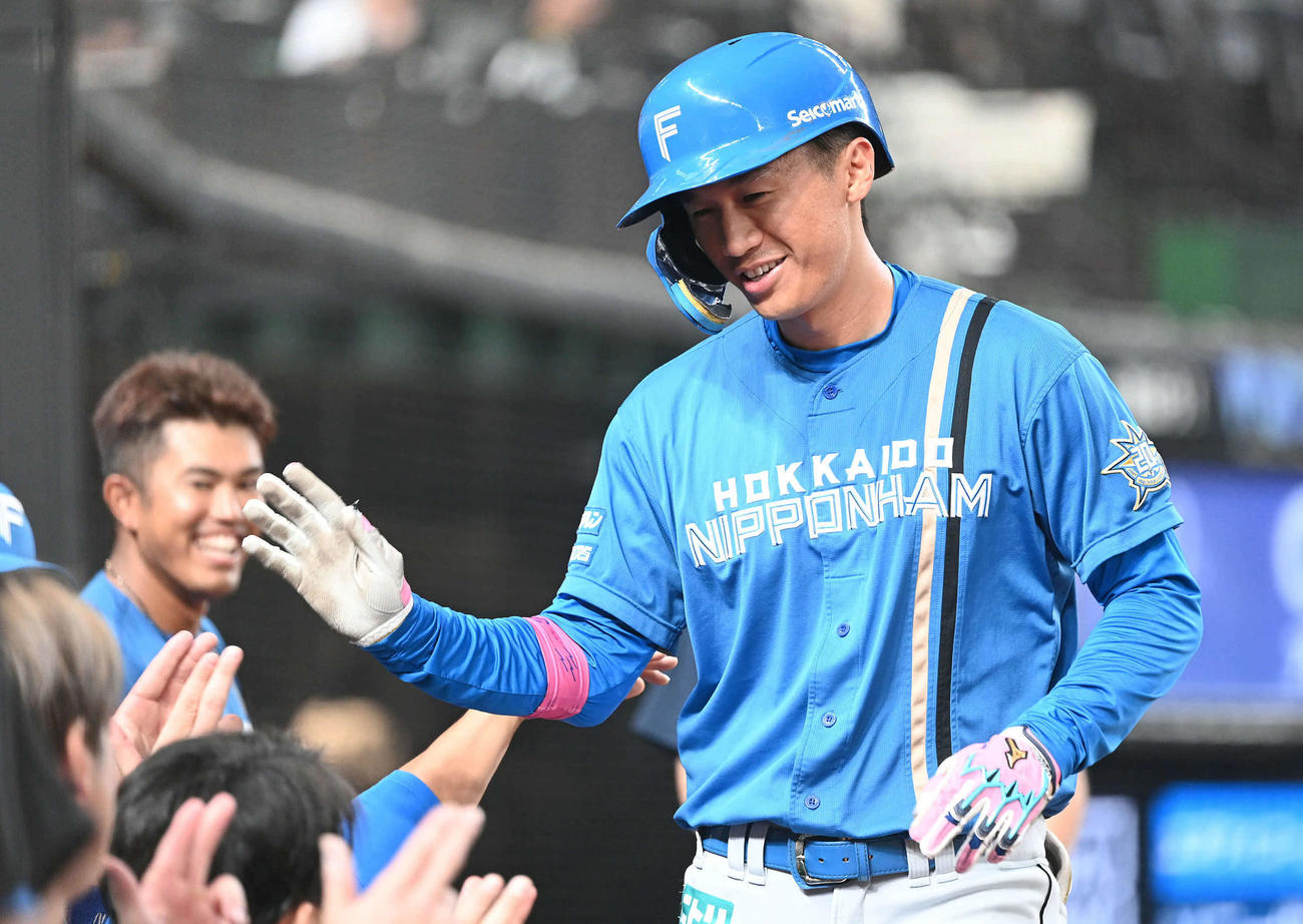 日本ハム加藤豪将（2023年9月20日撮影）