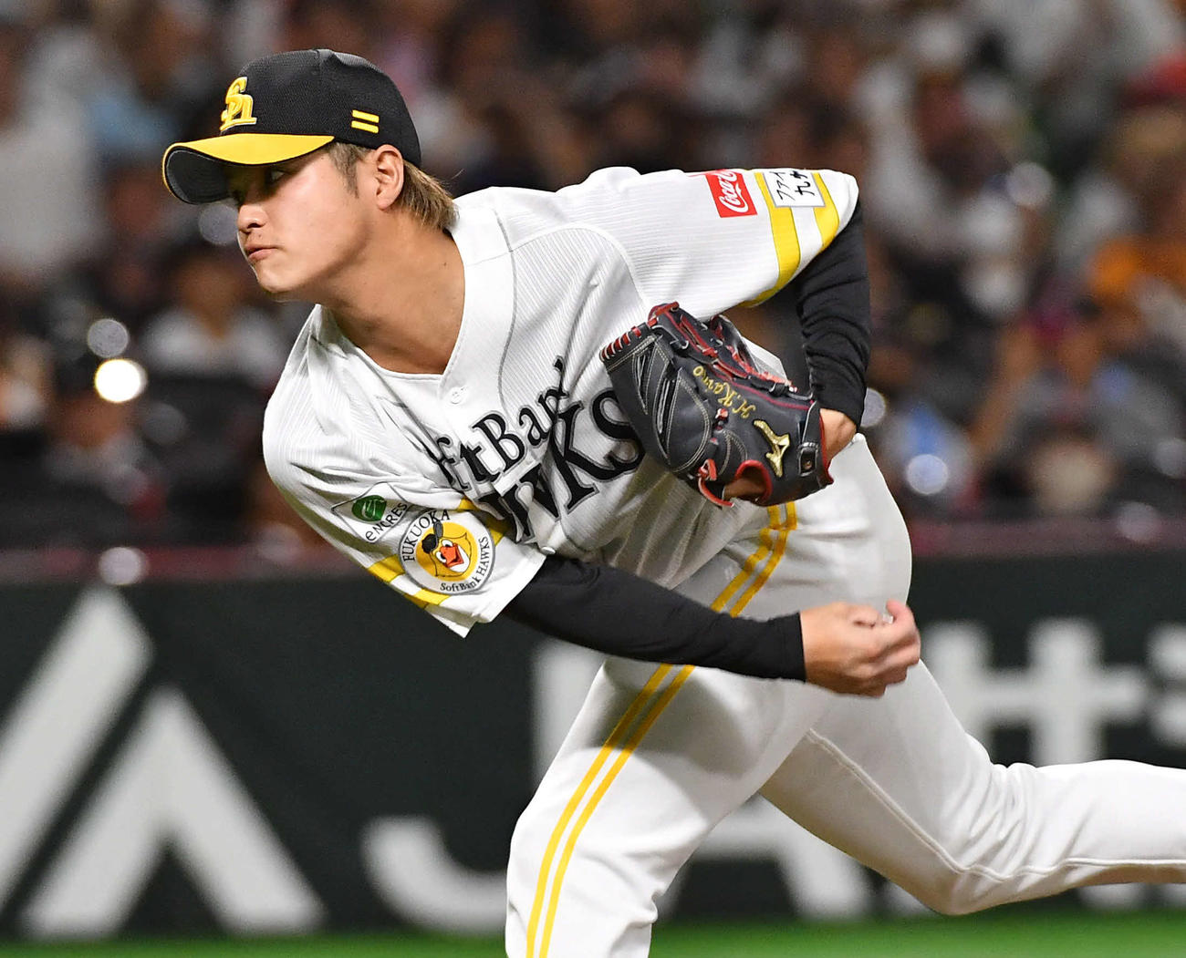 ソフトバンク甲斐野央（2023年6月撮影）