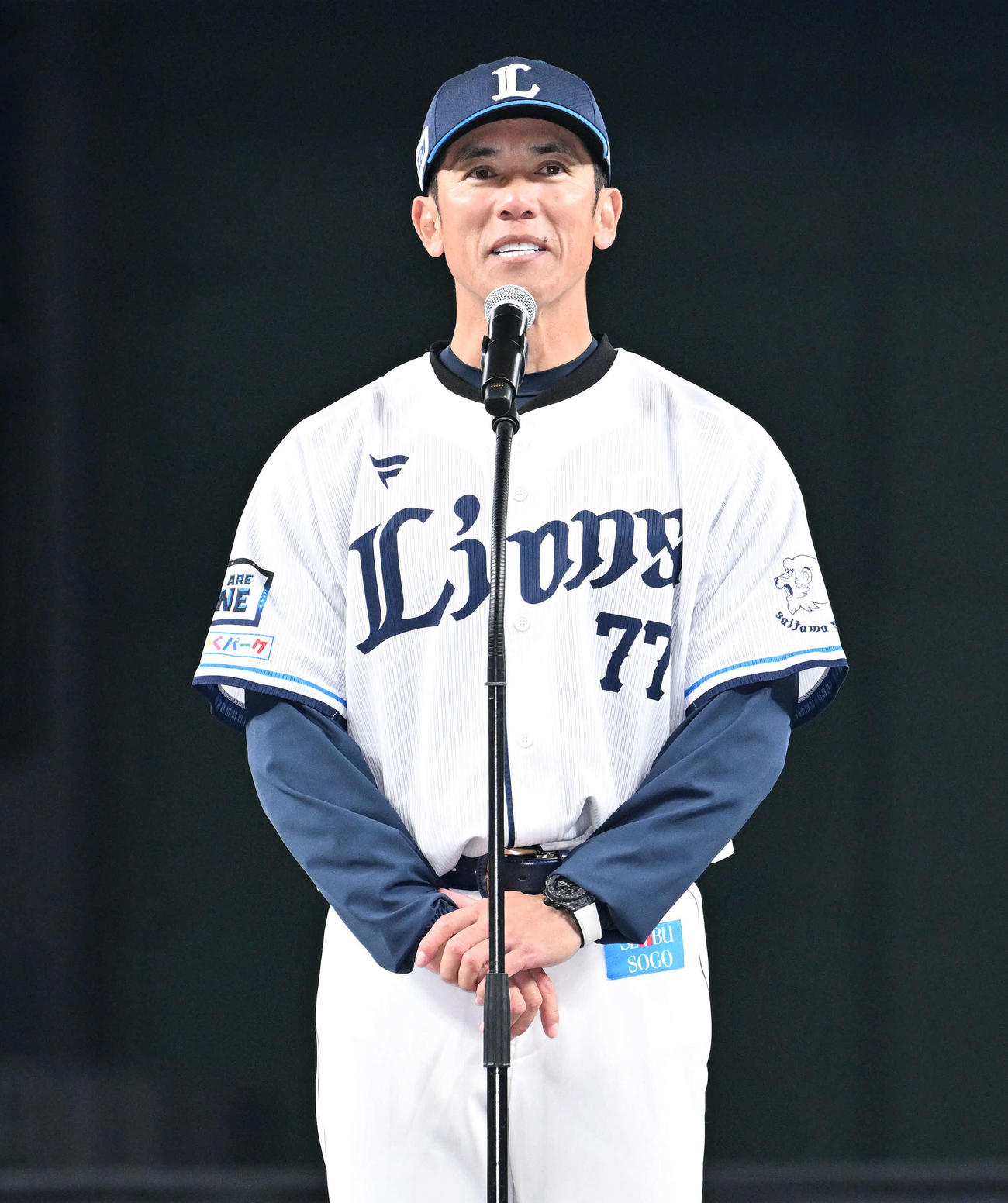 西武松井稼頭央監督（2023年11月26日撮影）