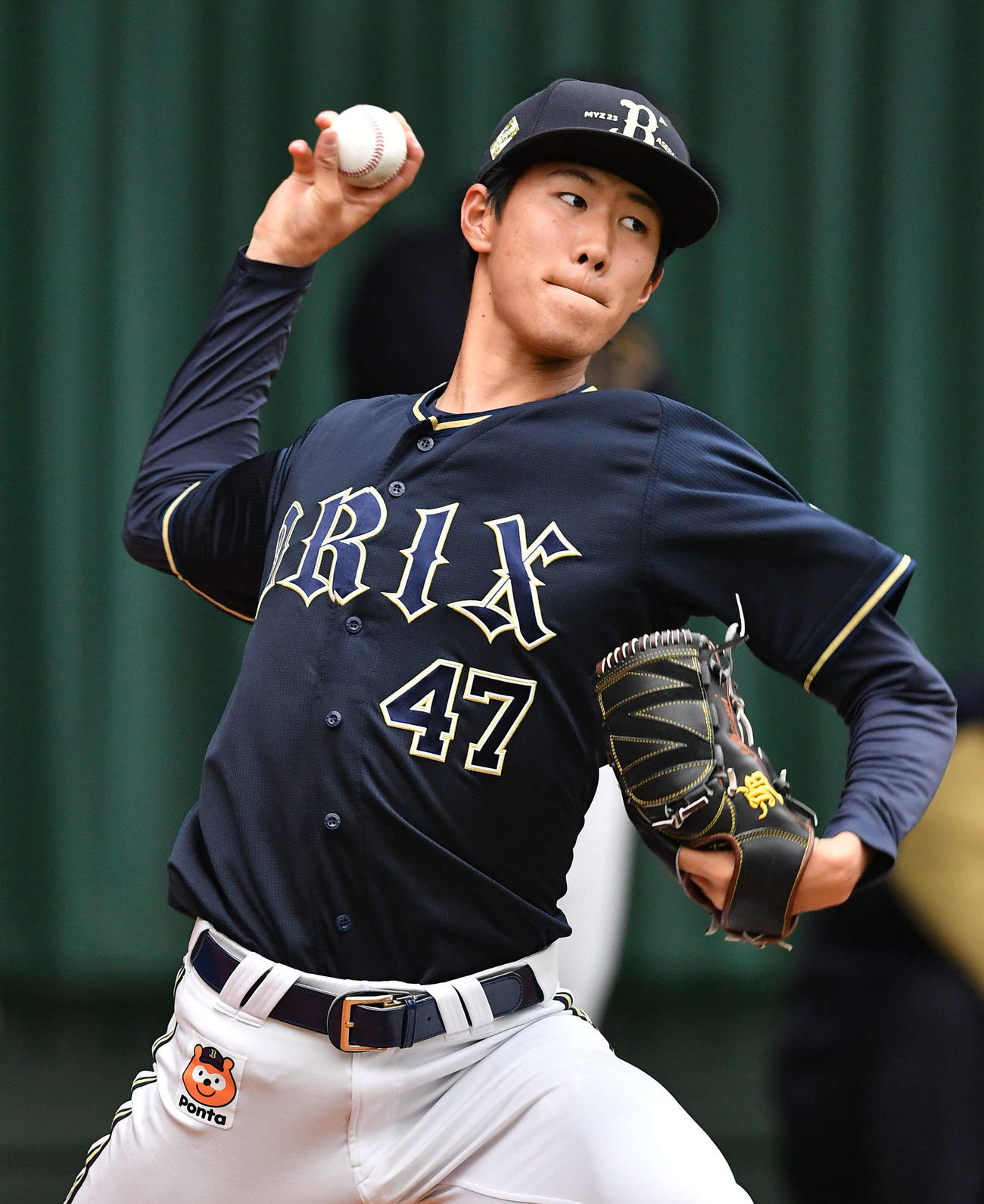 オリックス日高暖己（2023年2月撮影）