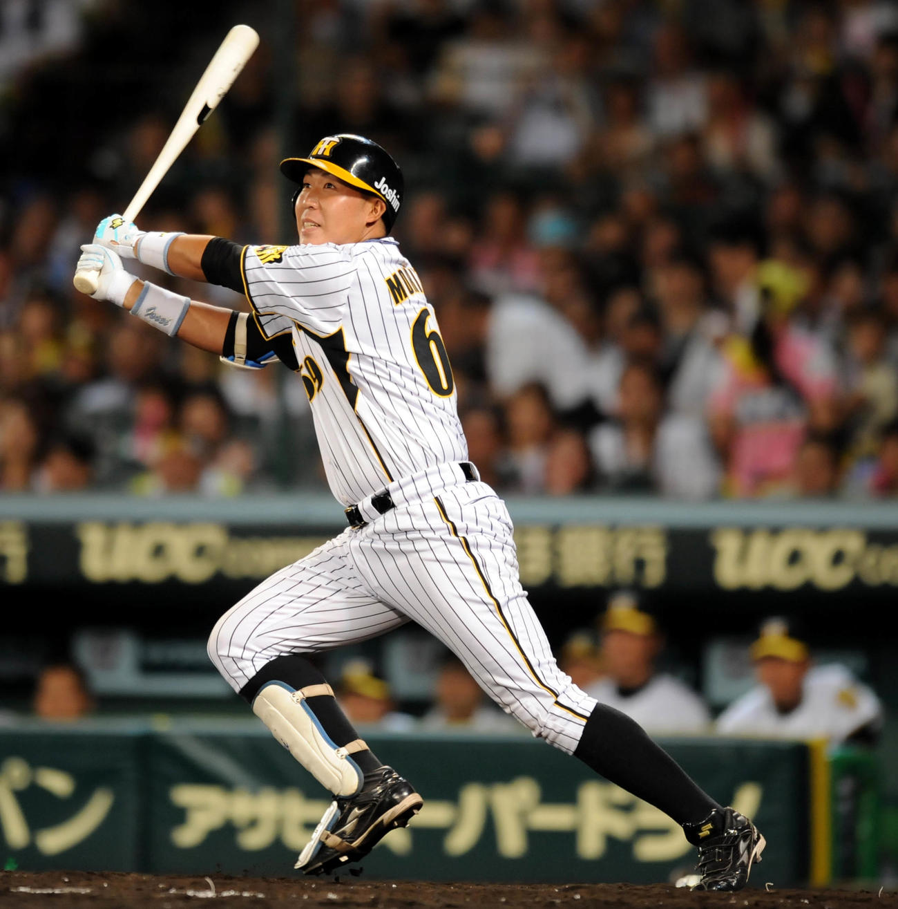 11年7月26日、中日戦でプロ初打席初本塁打を放つ森田