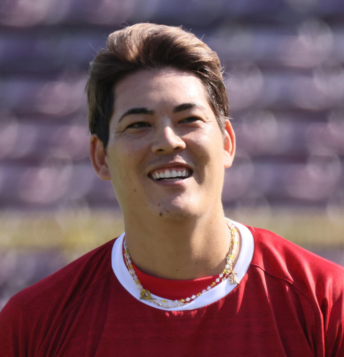広島九里亜蓮（2023年10月16日撮影）