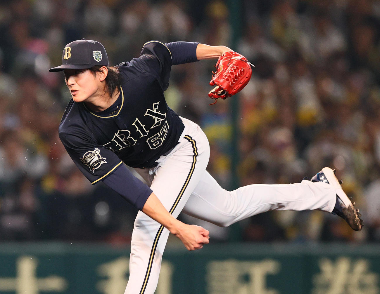 オリックス山崎颯一郎（2023年11月2日撮影）