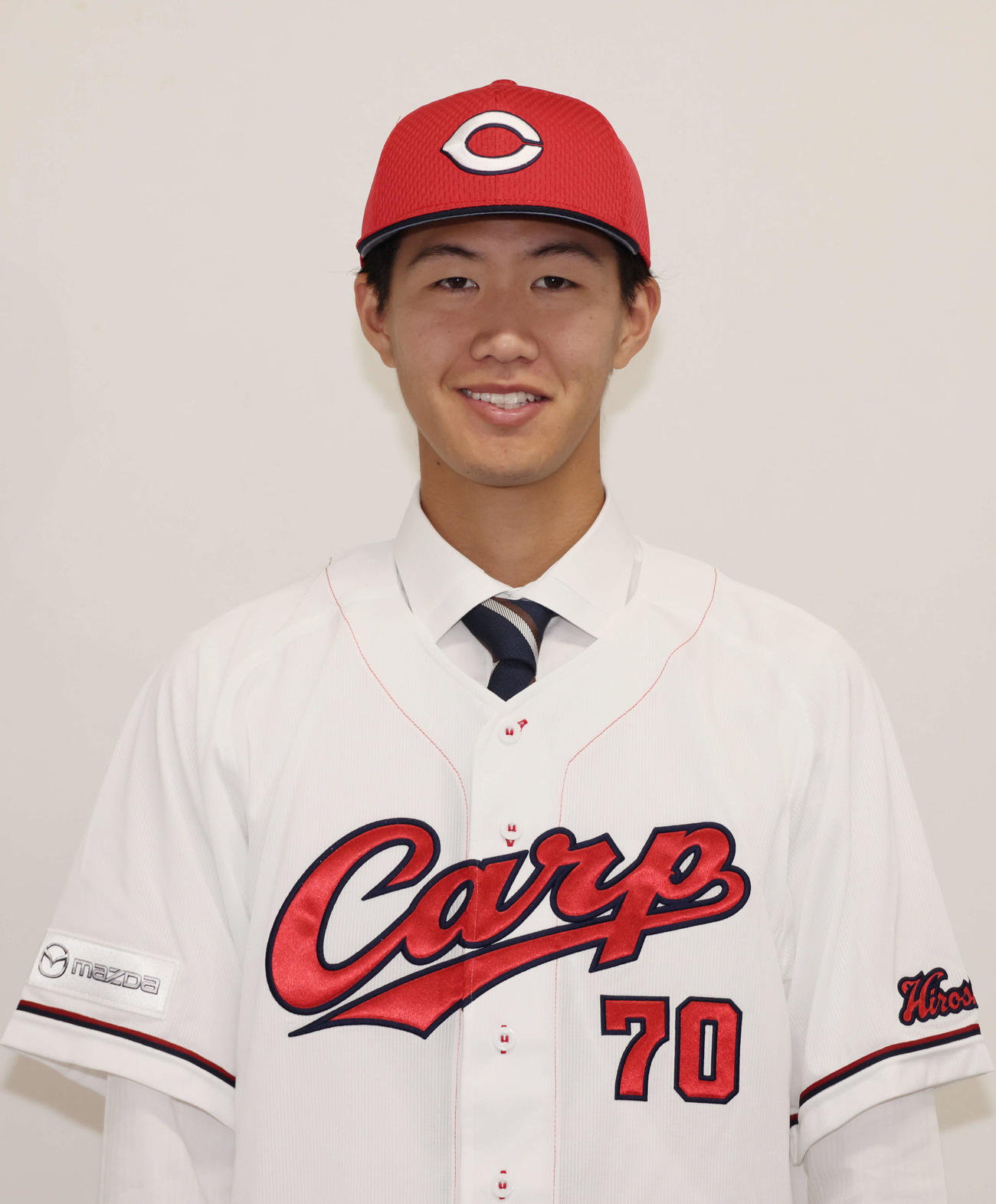 西川の人的補償でオリックスから広島に移籍した日高（撮影・加藤孝規）