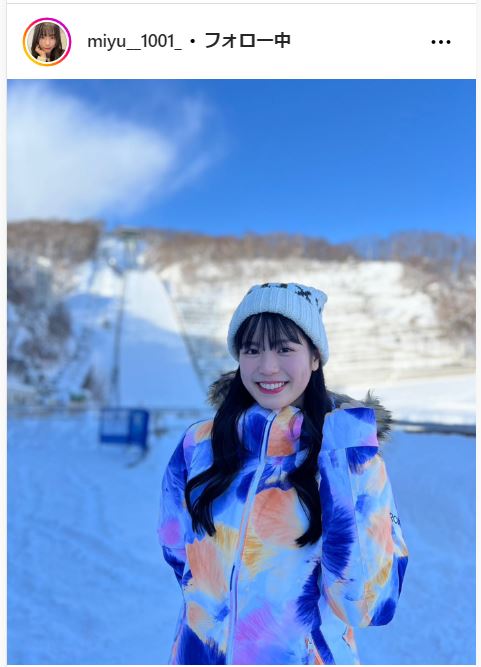 滝谷美夢さんのインスタグラムから