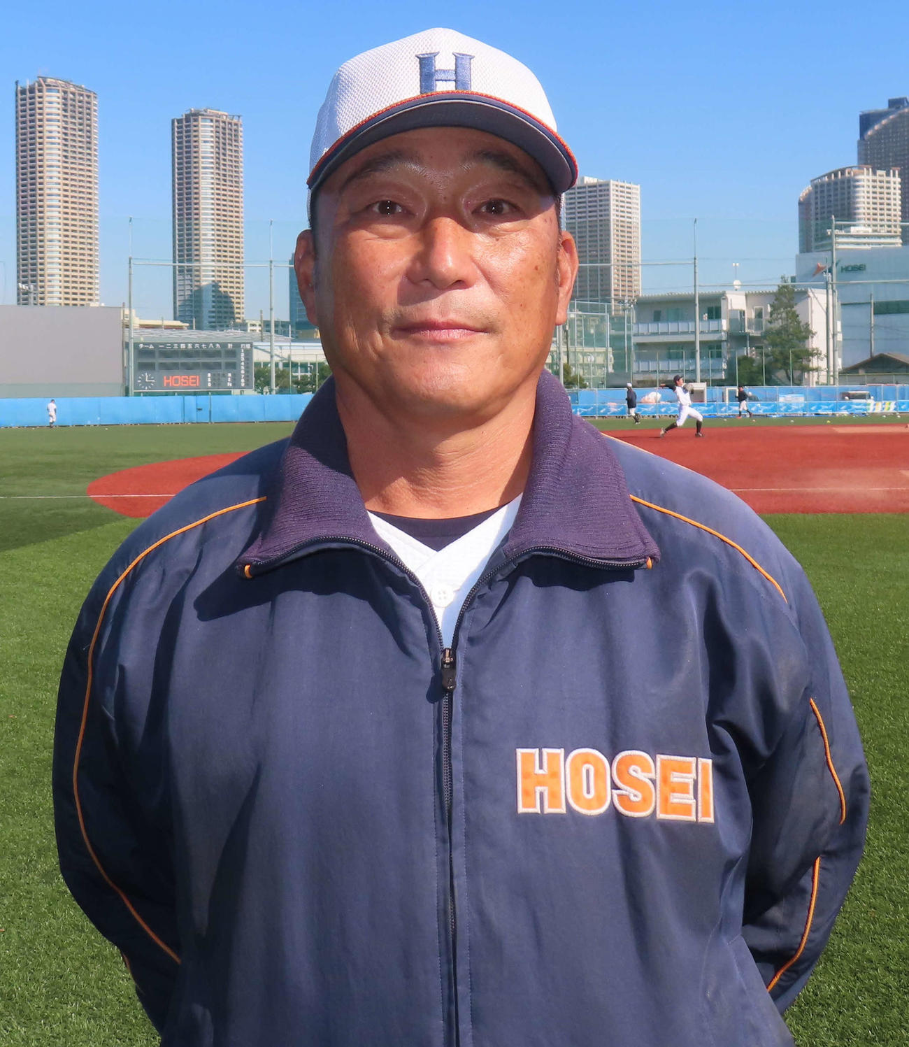 1月1日より新監督に就任した法大・大島監督（撮影・佐瀬百合子）