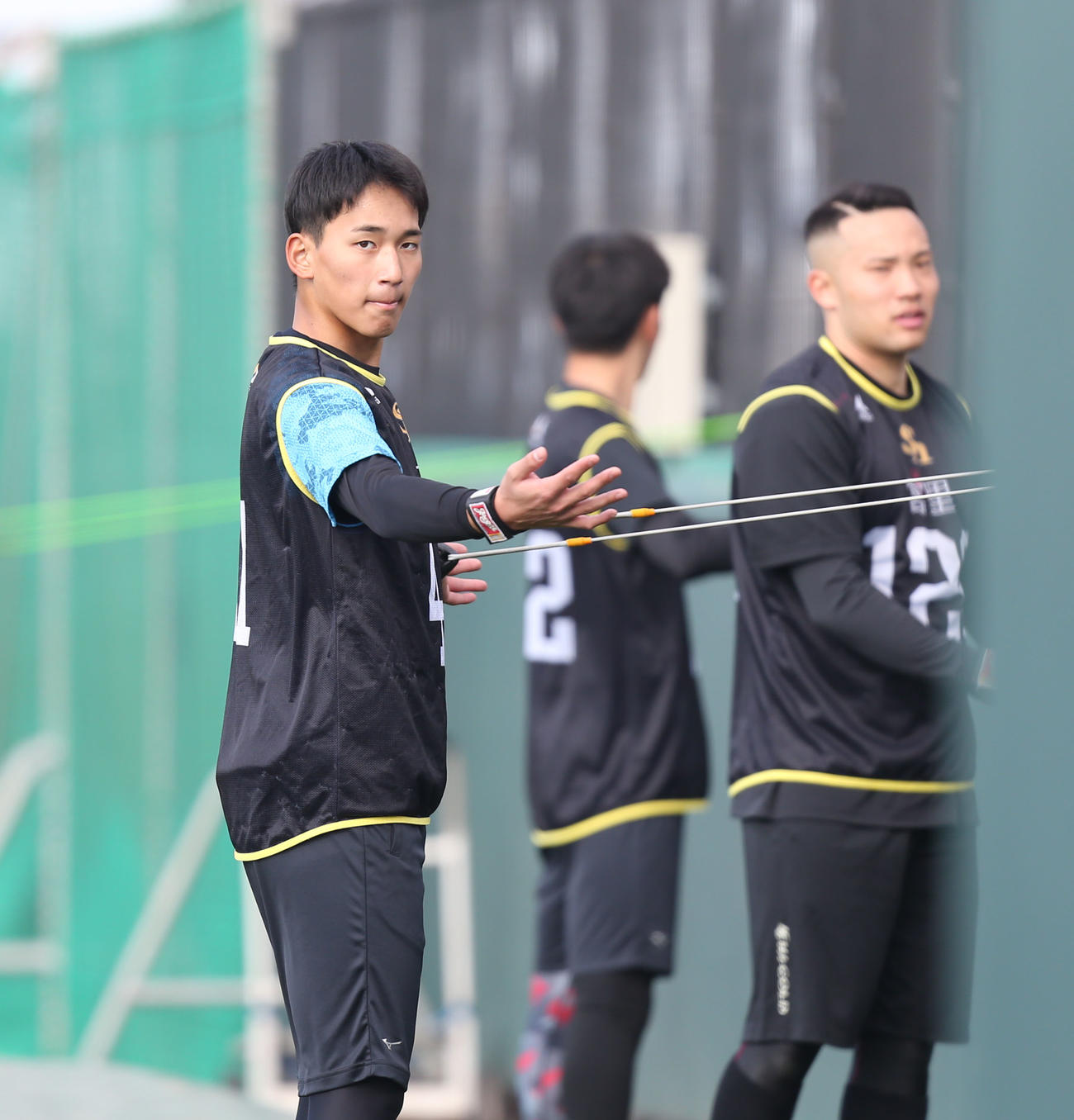 トレーニングする前田（撮影・冨田成美）
