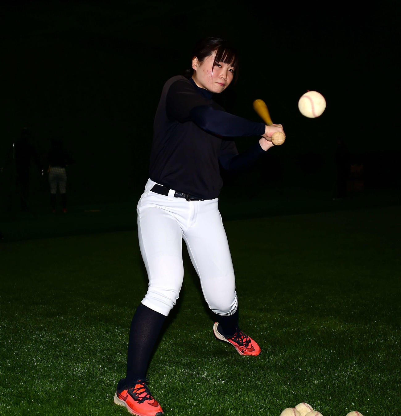 今春から女子硬式野球部が創部される新潟医療福祉大に進学する開志学園・小川