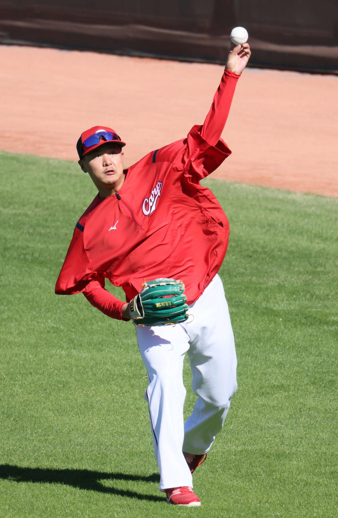 広島森翔平（2023年10月30日撮影）