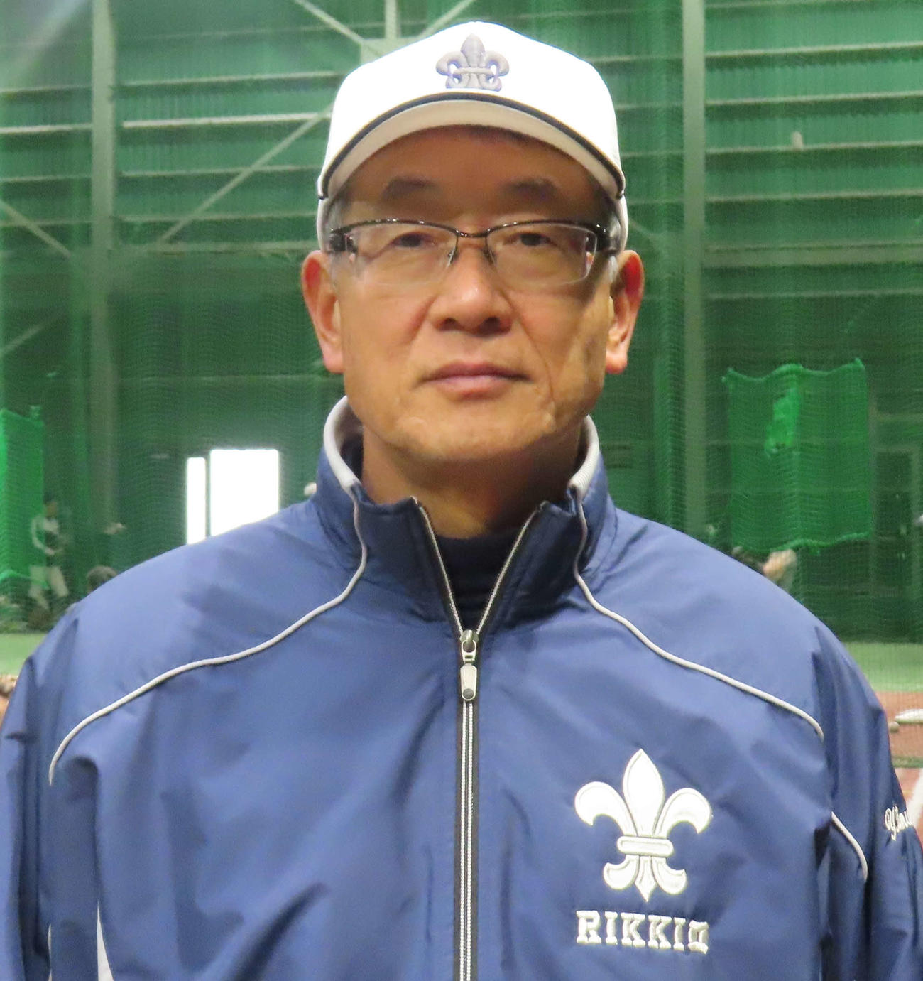 監督就任後、本格始動の初日を迎えた立大・木村監督（撮影・佐瀬百合子）