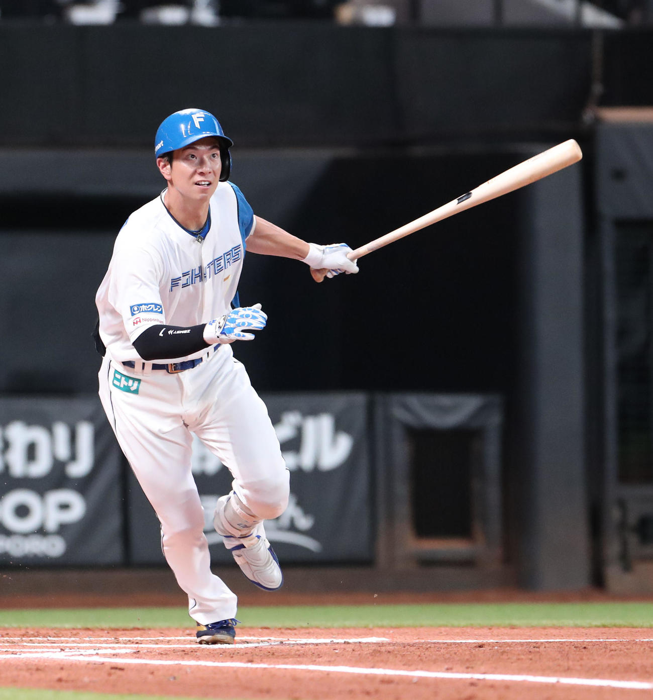 日本ハム松本剛（2023年9月13日撮影）