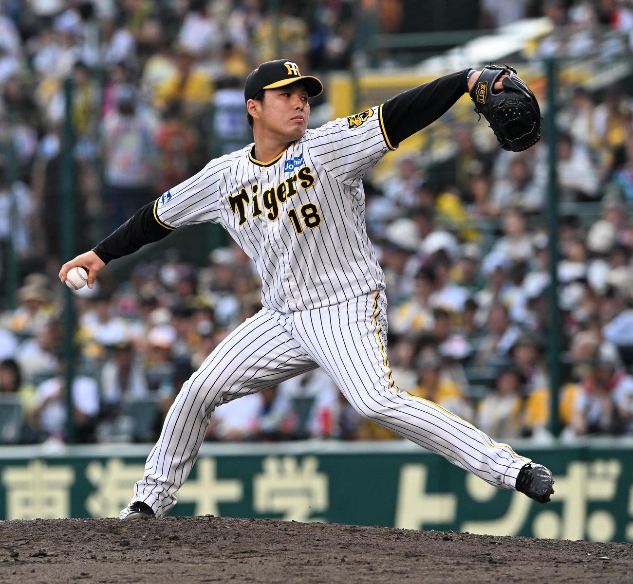 阪神時代の馬場皐輔（2023年撮影）