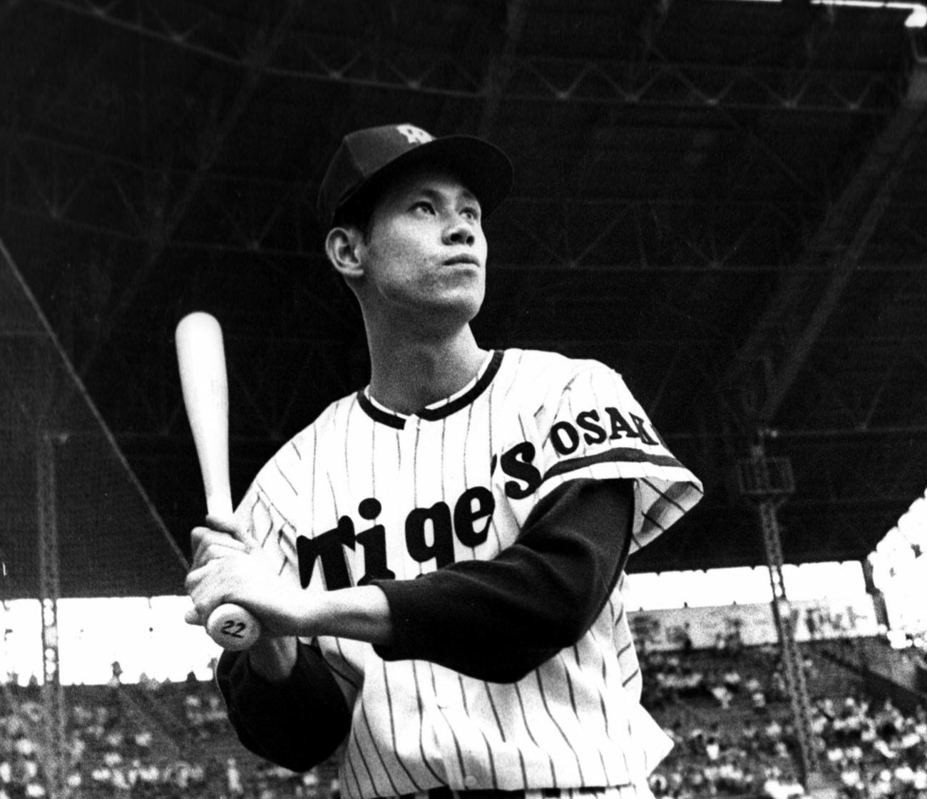 69年、オールスターに出場する阪神ルーキーの田淵幸一