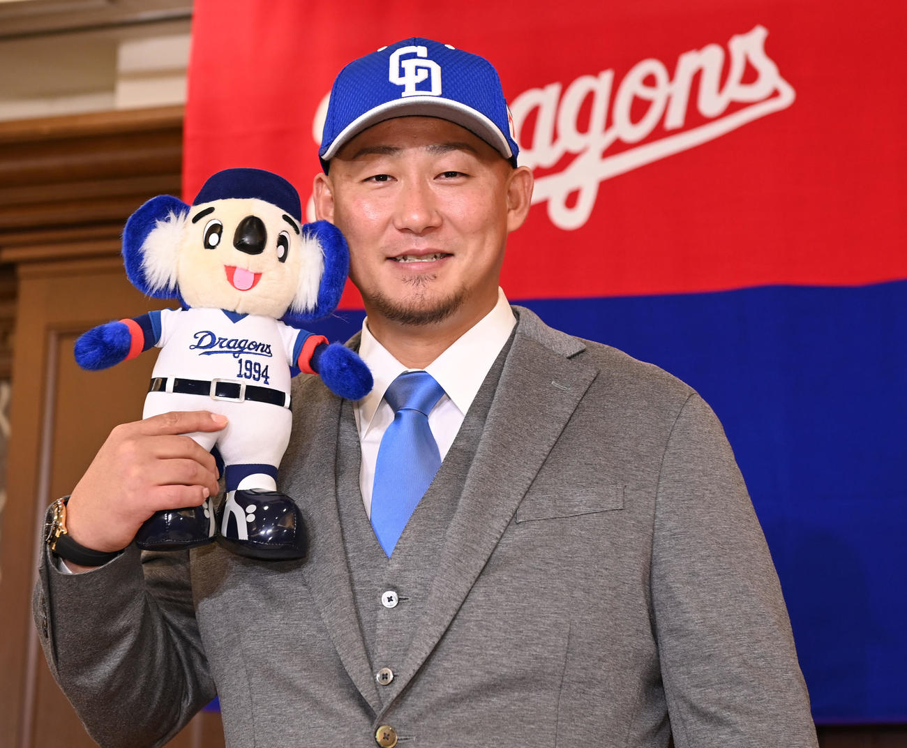 中日中田翔（2023年12月6日撮影）