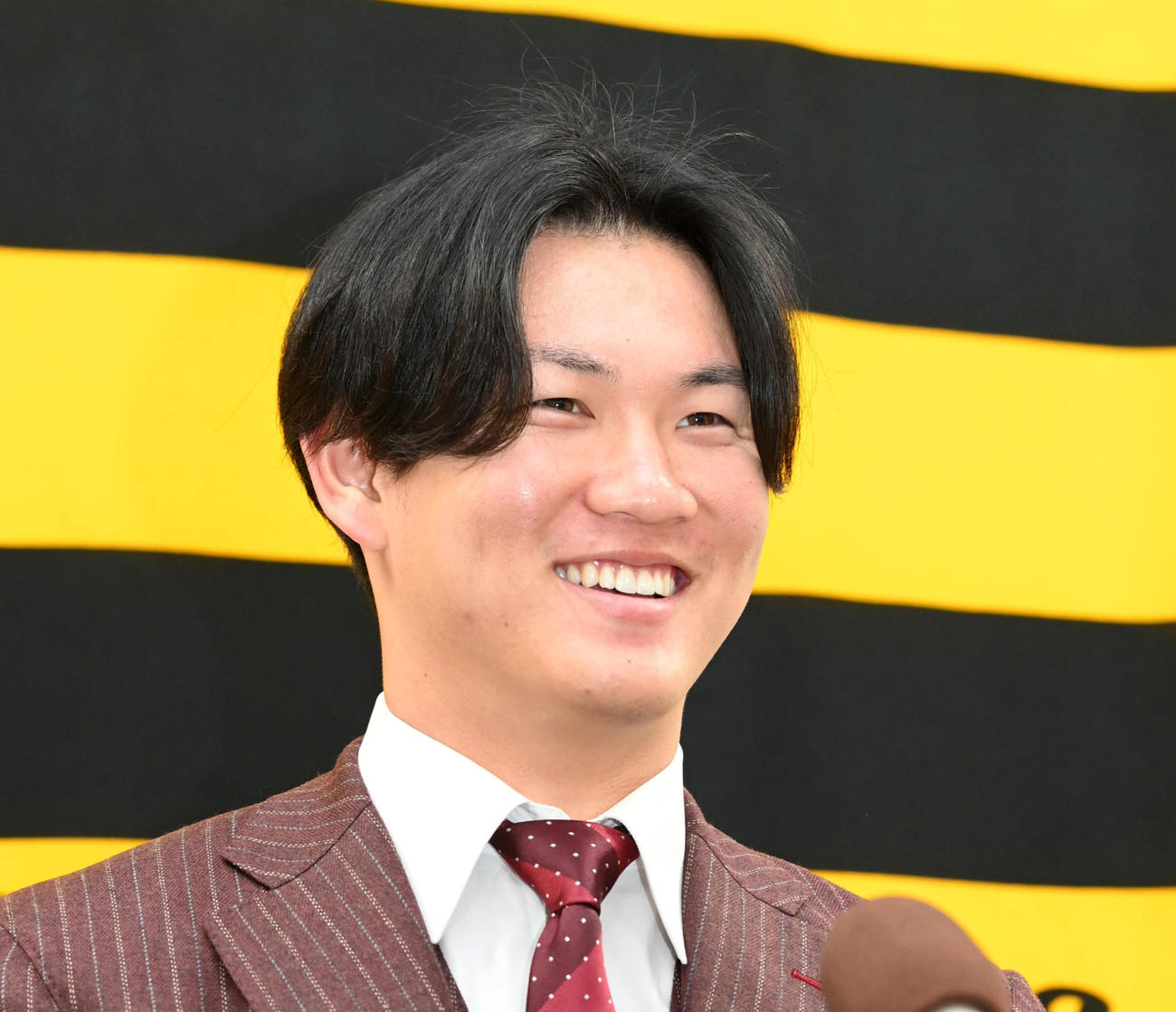 阪神及川雅貴（2023年12月撮影）