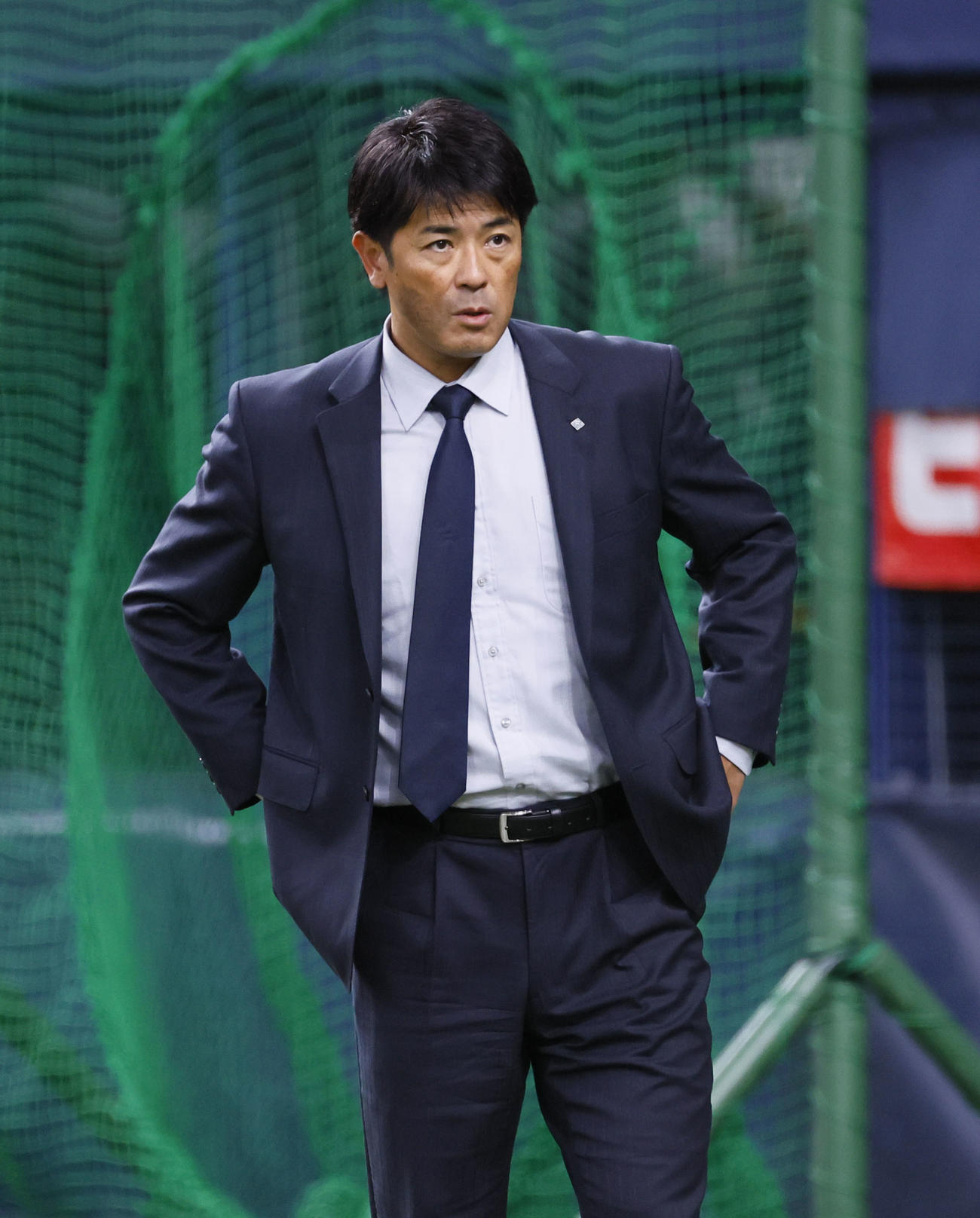 日本ハム稲葉篤紀氏（2023年10月2日撮影）