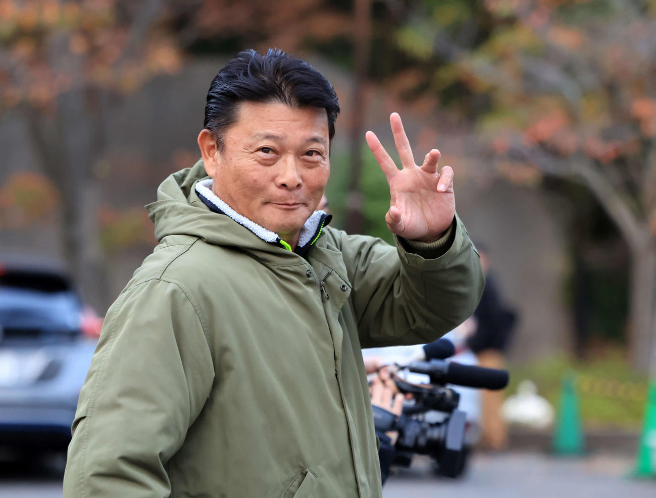 BC新潟の橋上監督（2023年11月15日撮影）