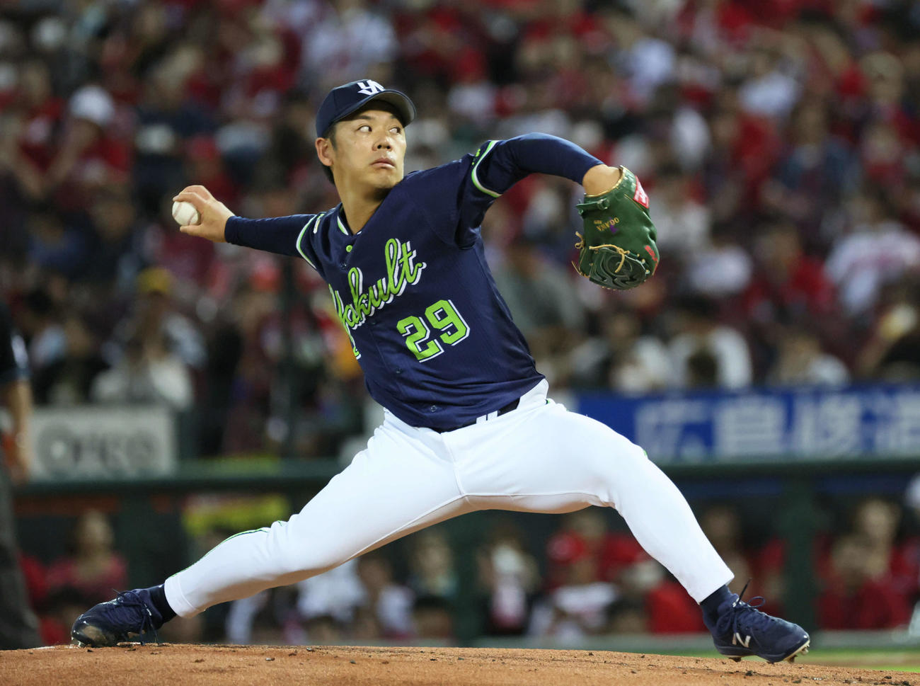 ヤクルト小川泰弘（2023年9月24日撮影）