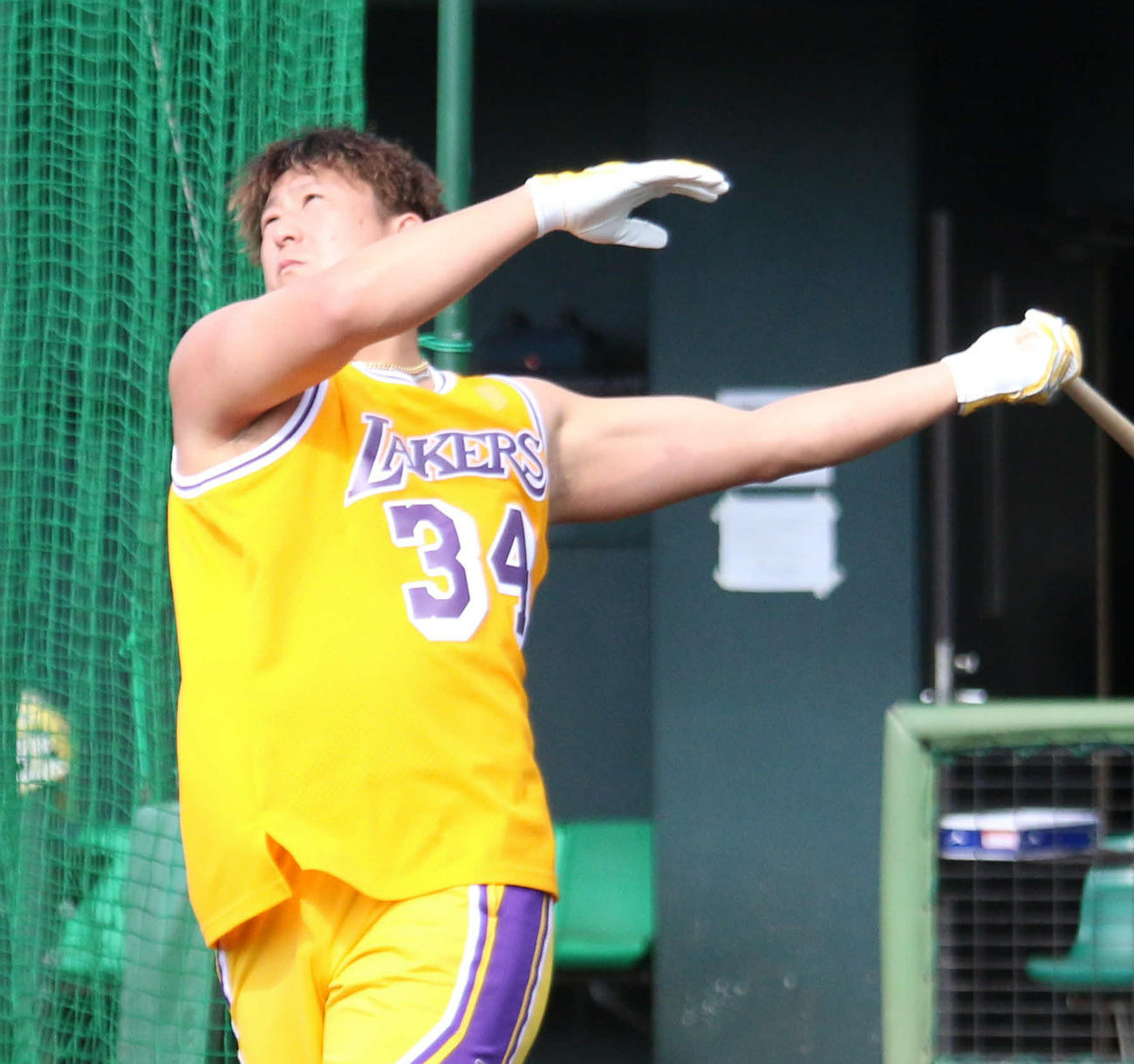 オリックス杉本裕太郎（2024年1月13日撮影）