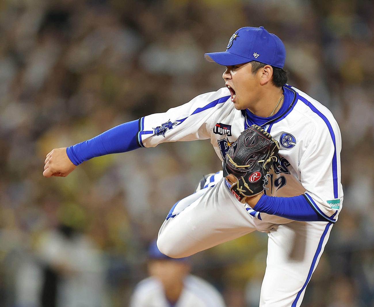 山崎康晃＝2023年8月20日）