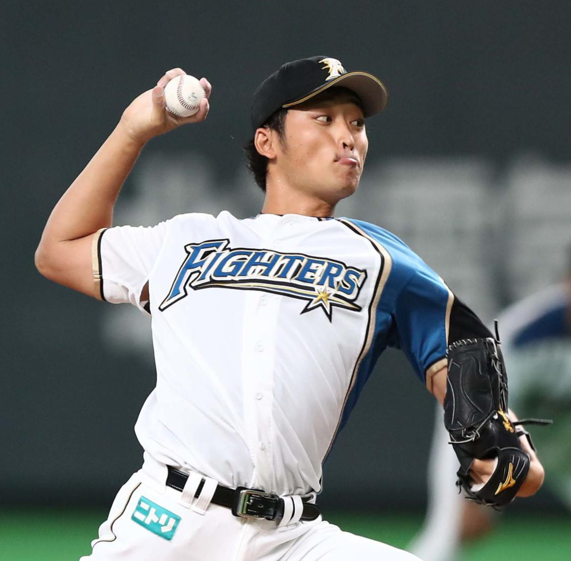 日本ハム時代の白村明弘（2016年8月撮影）