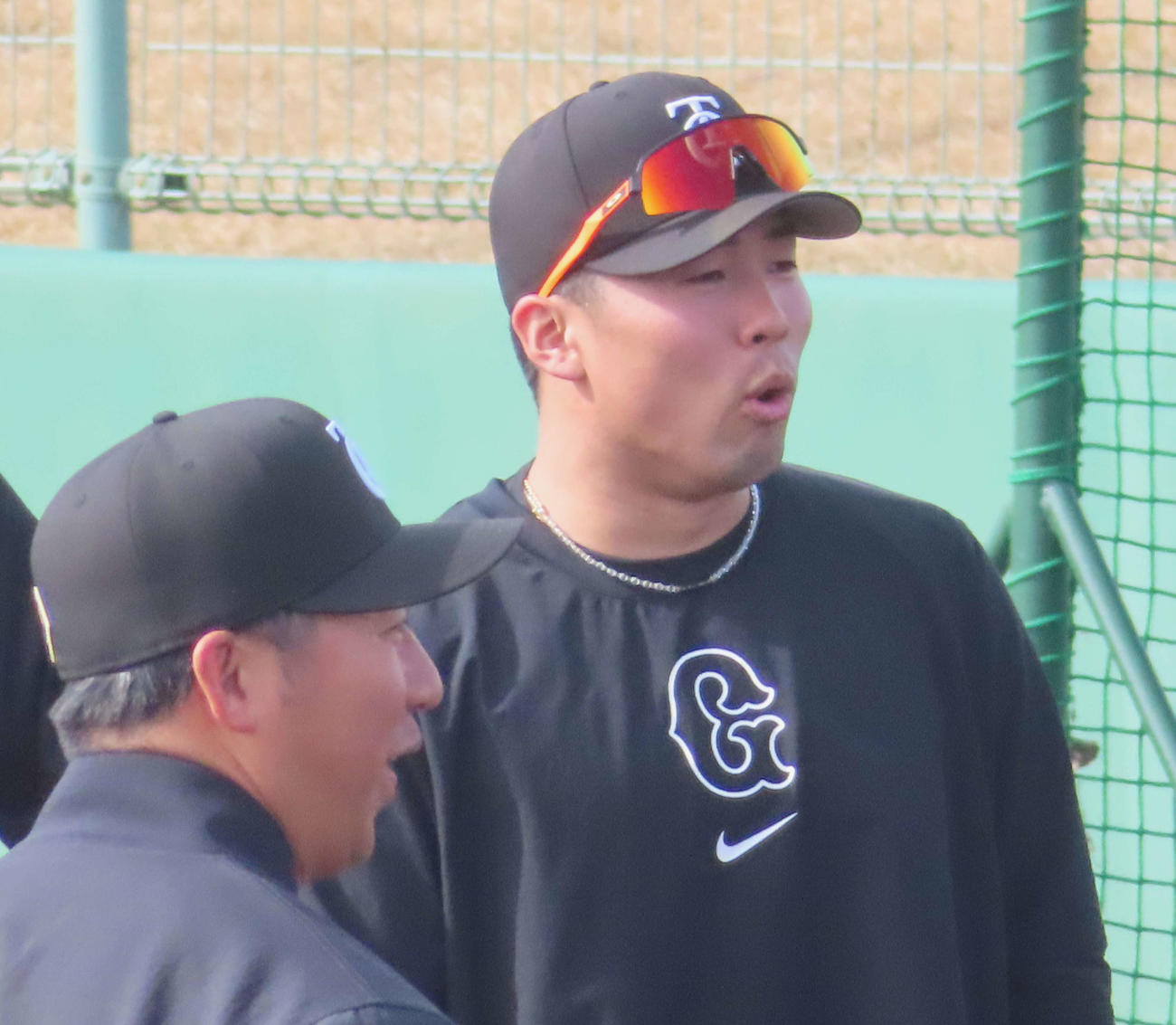 3軍で調整を続ける巨人浅野（撮影・黒須亮）