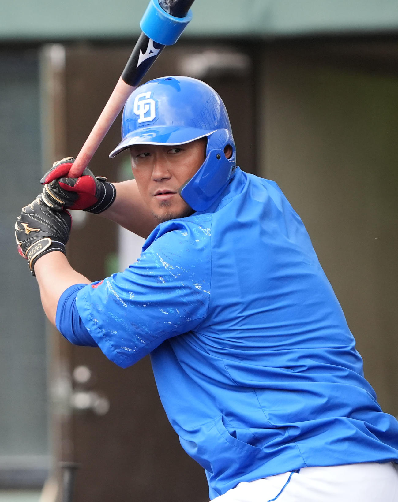中田翔(2024年2月7日撮影)