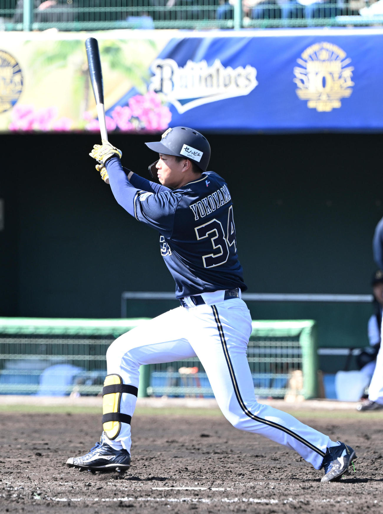 5回表紅組2死、代打横山聖は右前打を放つ（撮影・和賀正仁）
