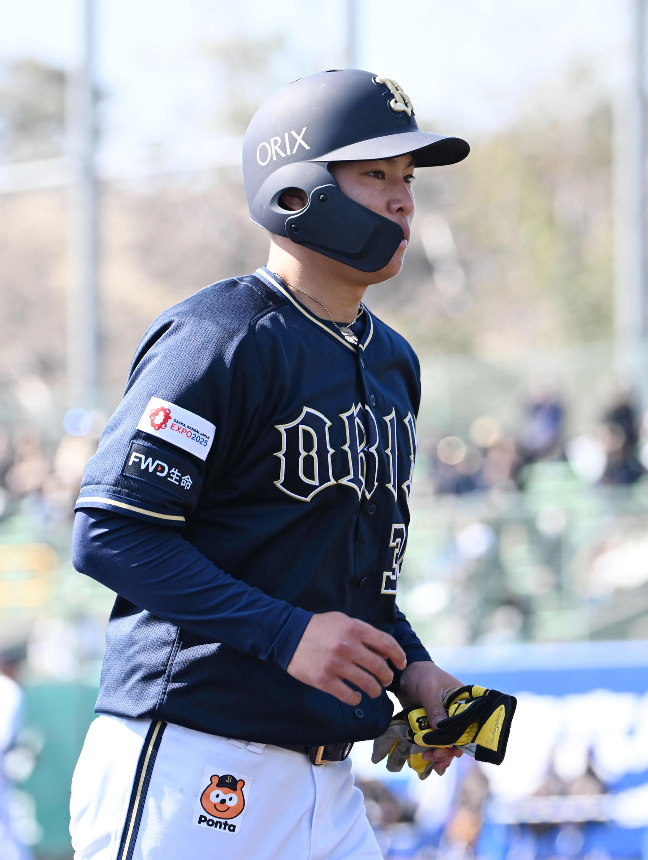 5回表紅組2死、右前打を放った代打の横山聖（撮影・和賀正仁）