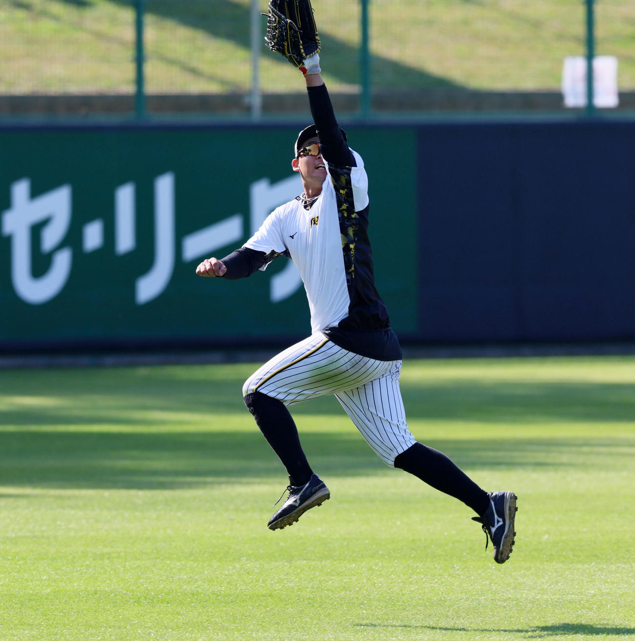 特守を行った野口（撮影・加藤哉）