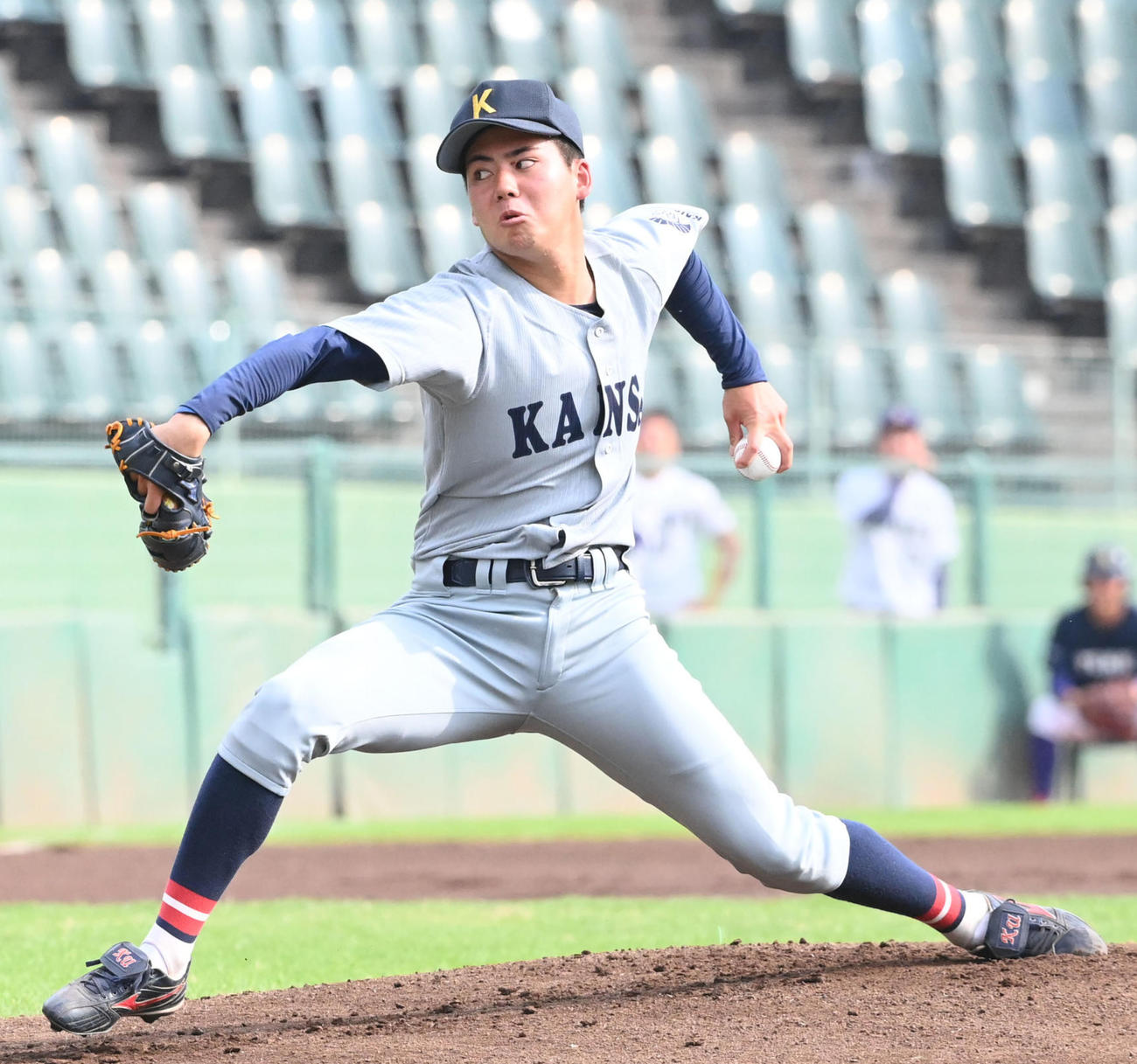 関大・金丸夢斗（2023年11月撮影）
