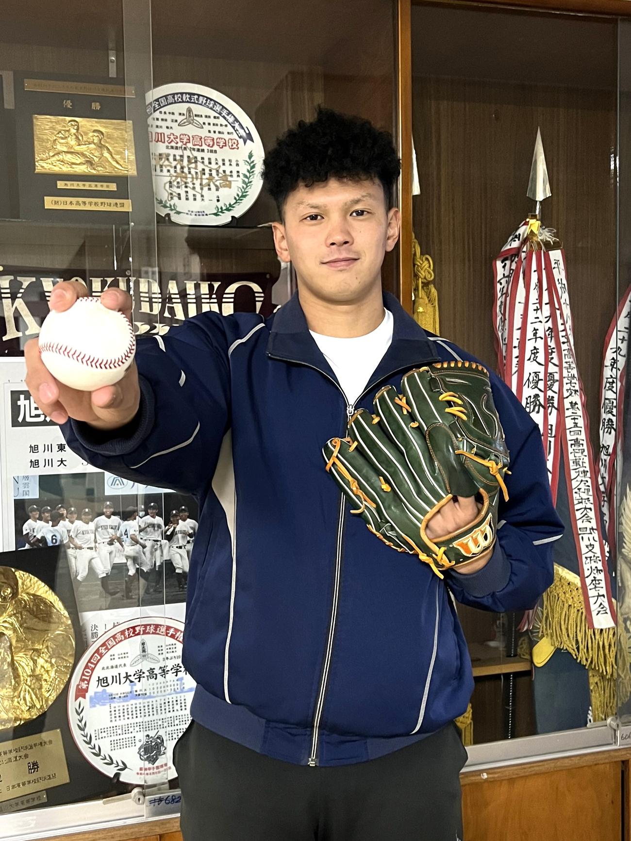 オイシックス新潟アルビレックスBCに入団した能登（撮影・石井翔太）