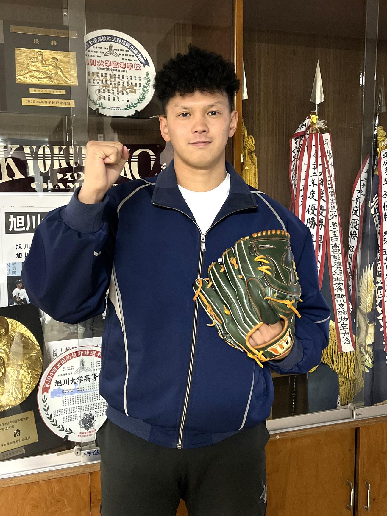 オイシックス新潟アルビレックスBCに入団した能登（撮影・石井翔太）