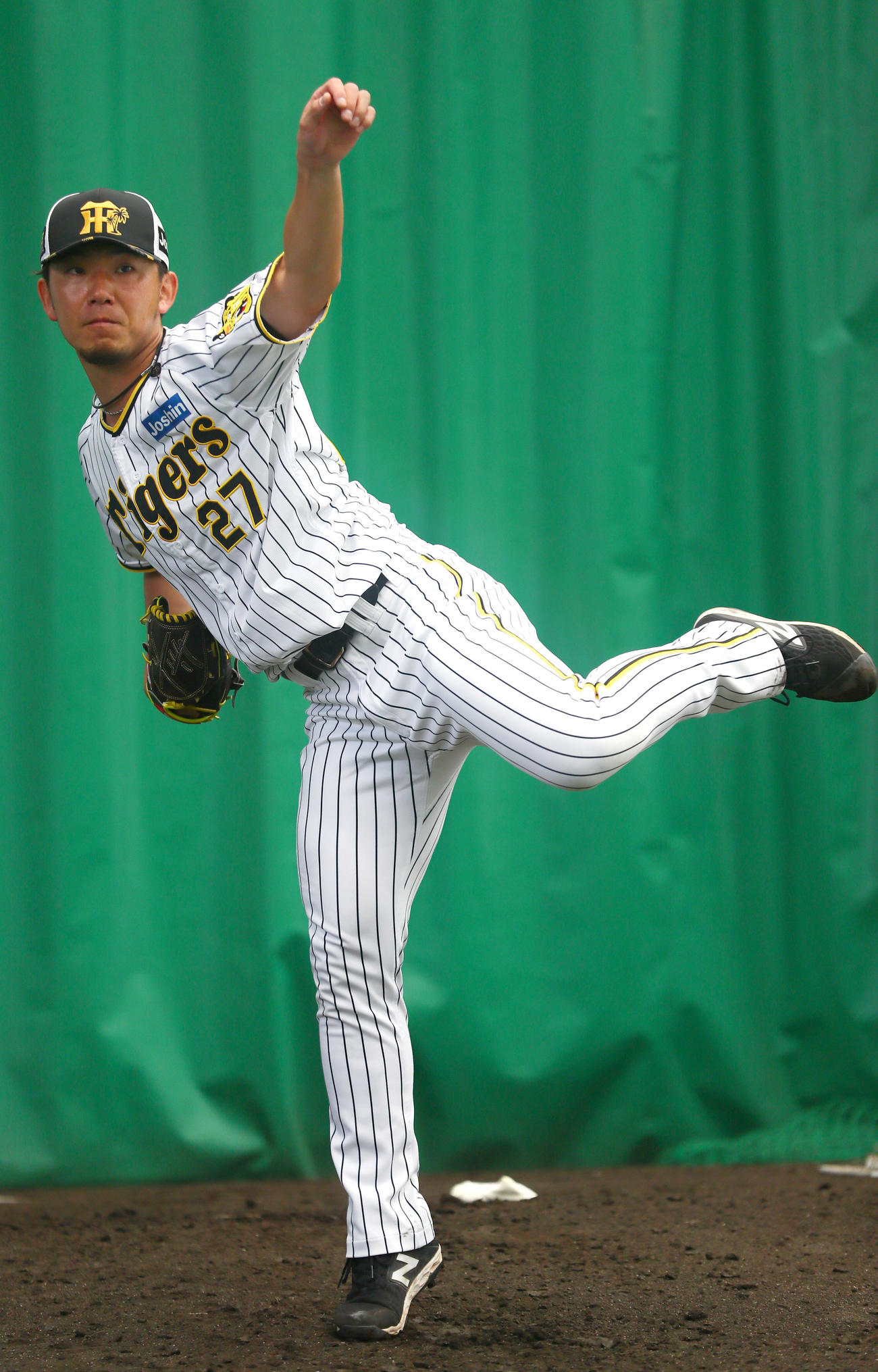 阪神伊藤将司（2024年2月14日撮影）