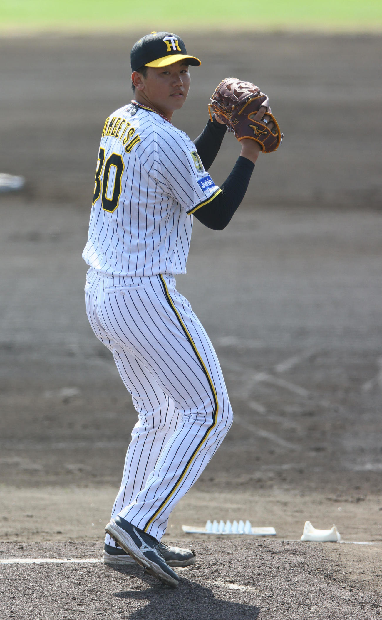 阪神門別啓人（2024年2月11日撮影）