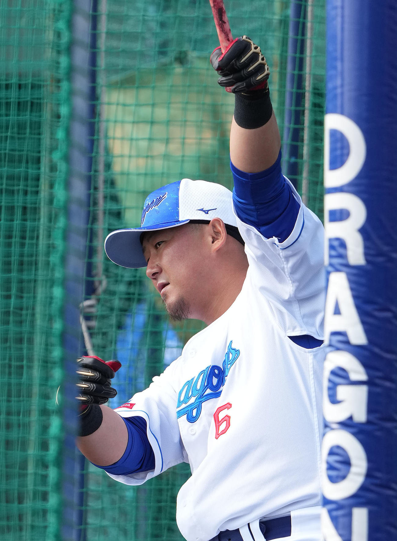 中田翔(2024年2月10日撮影)