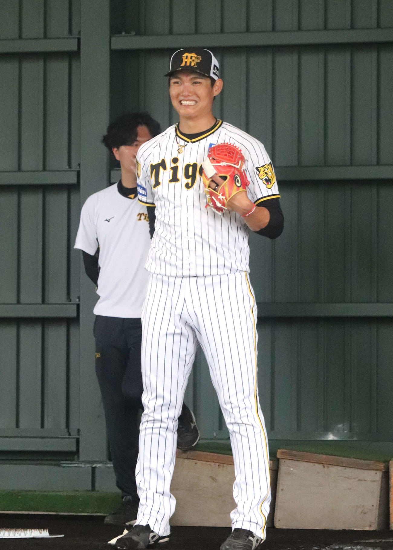 キャンプ第4クールで2軍・具志川に合流した、阪神の西純矢投手